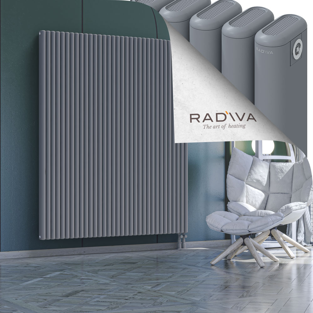 Kotto Aluminium Radiator 1800x1481 Grey - 4