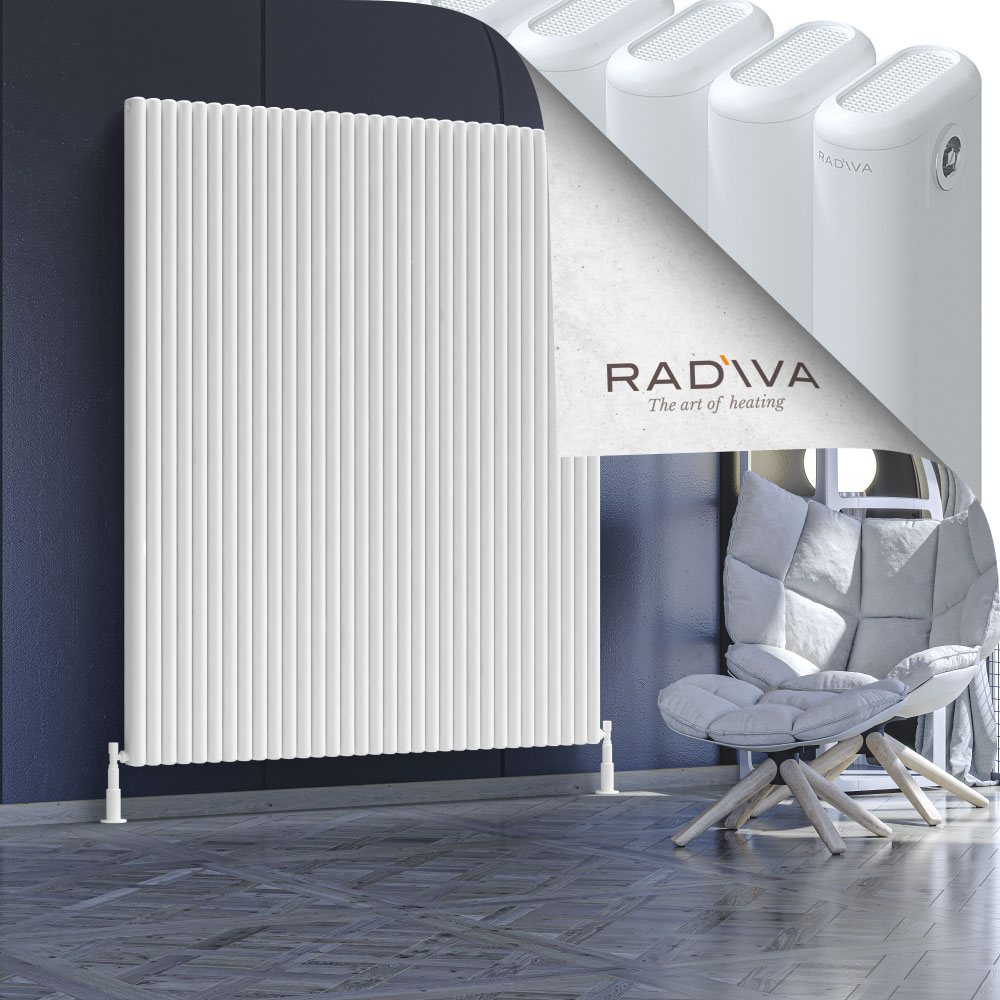 Kotto Aluminium Radiator 1800x1481 White - 1