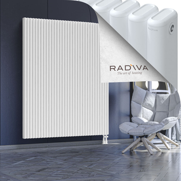 Kotto Aluminium Radiator 1800x1481 White Bottom Right 50mm