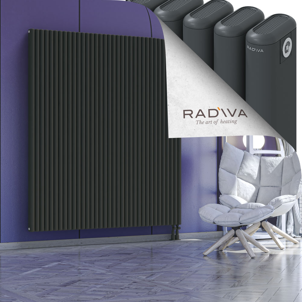 Kotto Aluminium Radiator 1800x1571 Dark Anthracite - 4