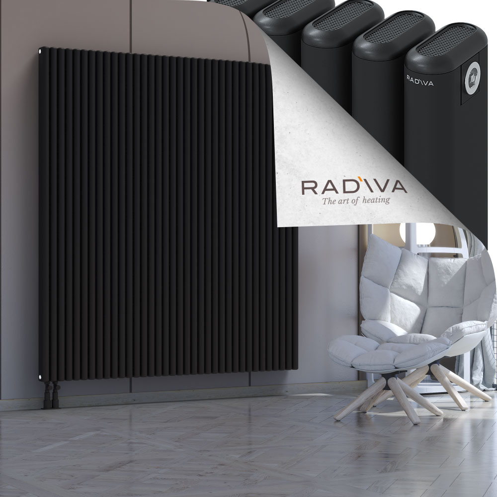 Kotto Aluminium Radiator 1800x1616 Black - 3