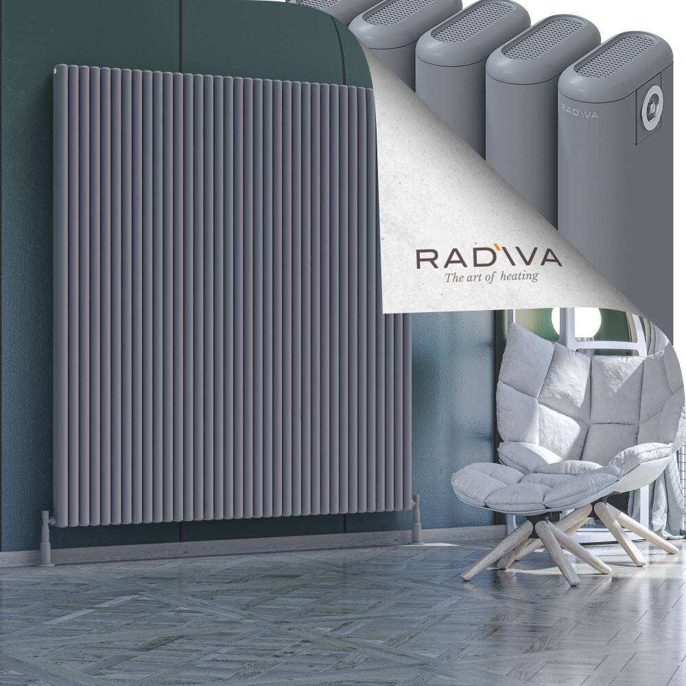 Kotto Aluminium Radiator 1800x1616 Grey - 1