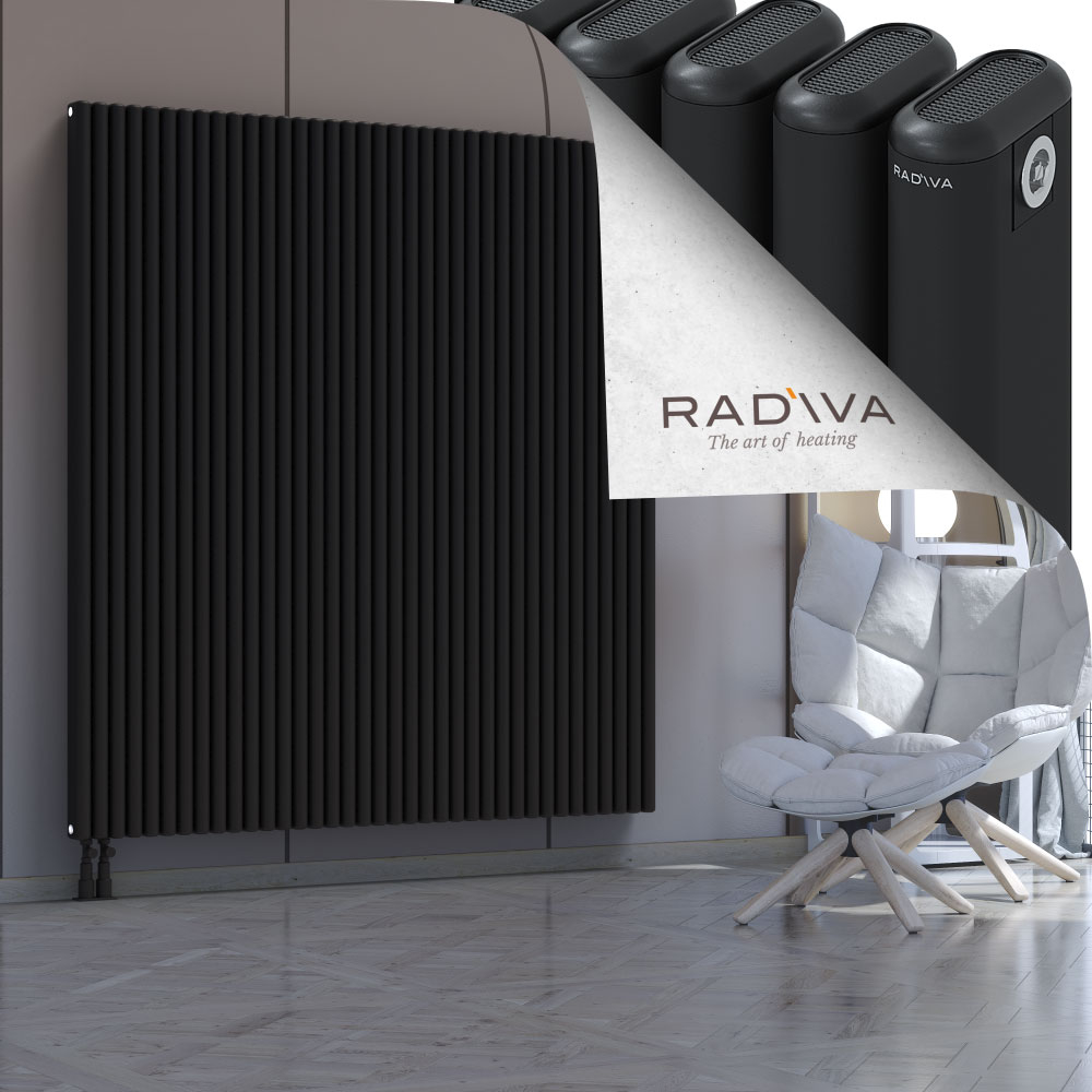 Kotto Aluminium Radiator 1800x1661 Black - 3