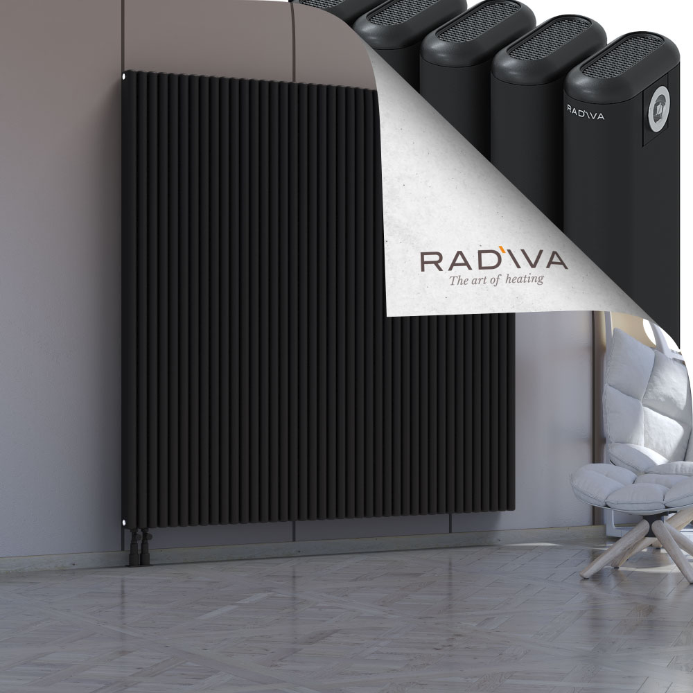 Kotto Aluminium Radiator 1800x1841 Black - 3