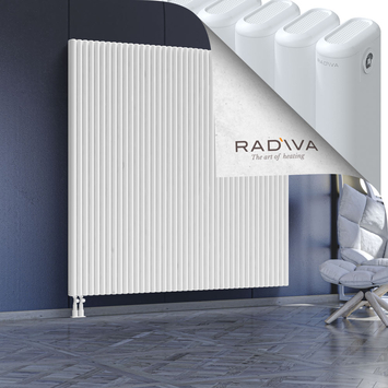 Kotto Aluminium Radiator 1800x1841 White Bottom Left 50mm