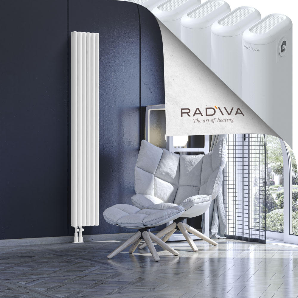 Kotto Aluminium Radiator 1800x266 White - 3