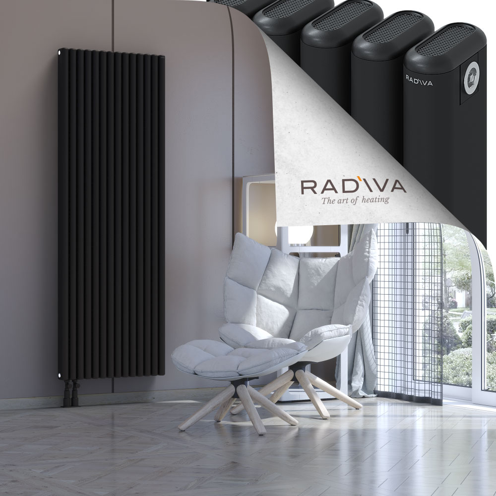Kotto Aluminium Radiator 1800x626 Black - 3