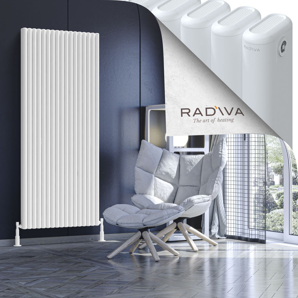 Kotto Aluminium Radiator 1800x761 White - 1