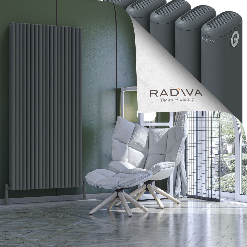 Kotto Aluminium Radiator 1800x851 Anthracite - 1