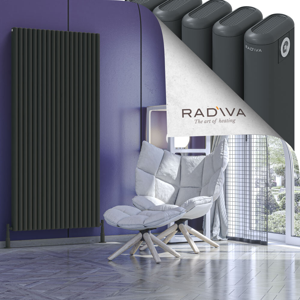 Kotto Aluminium Radiator 1800x851 Dark Anthracite - 1