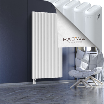 Kotto Aluminium Radiator 1800x941 White Bottom Left 50mm
