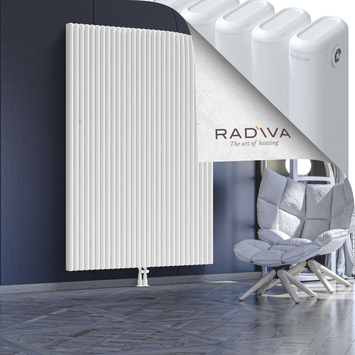 Kotto Aluminium Radiator 1900x1301 White Bottom Middle 50mm