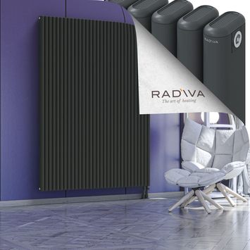 Kotto Aluminium Radiator 1900x1391 Dark Anthracite Bottom Right 50mm