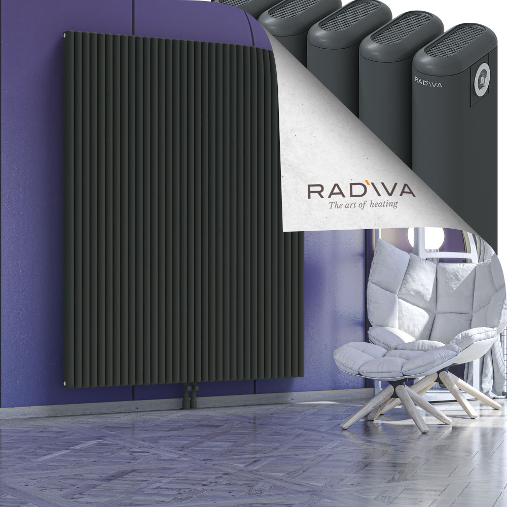 Kotto Aluminium Radiator 1900x1481 Dark Anthracite - 2