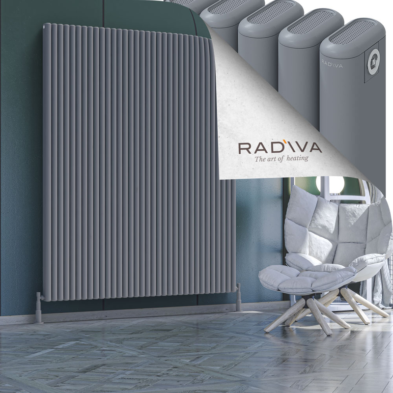 Kotto Aluminium Radiator 1900x1526 Grey 
