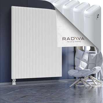 Kotto Aluminium Radiator 1900x1526 White Bottom Left 50mm