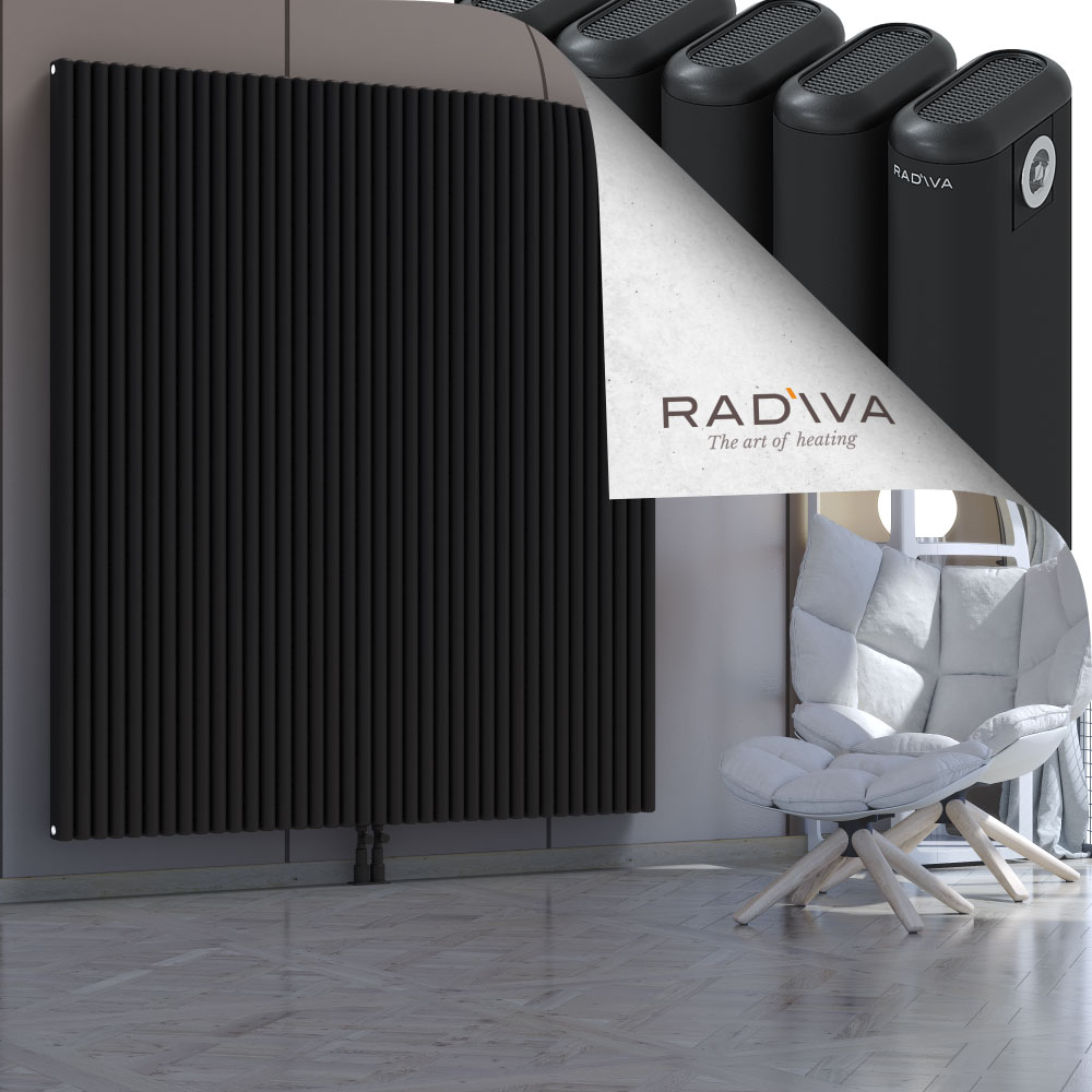Kotto Aluminium Radiator 1900x1706 Black - 2