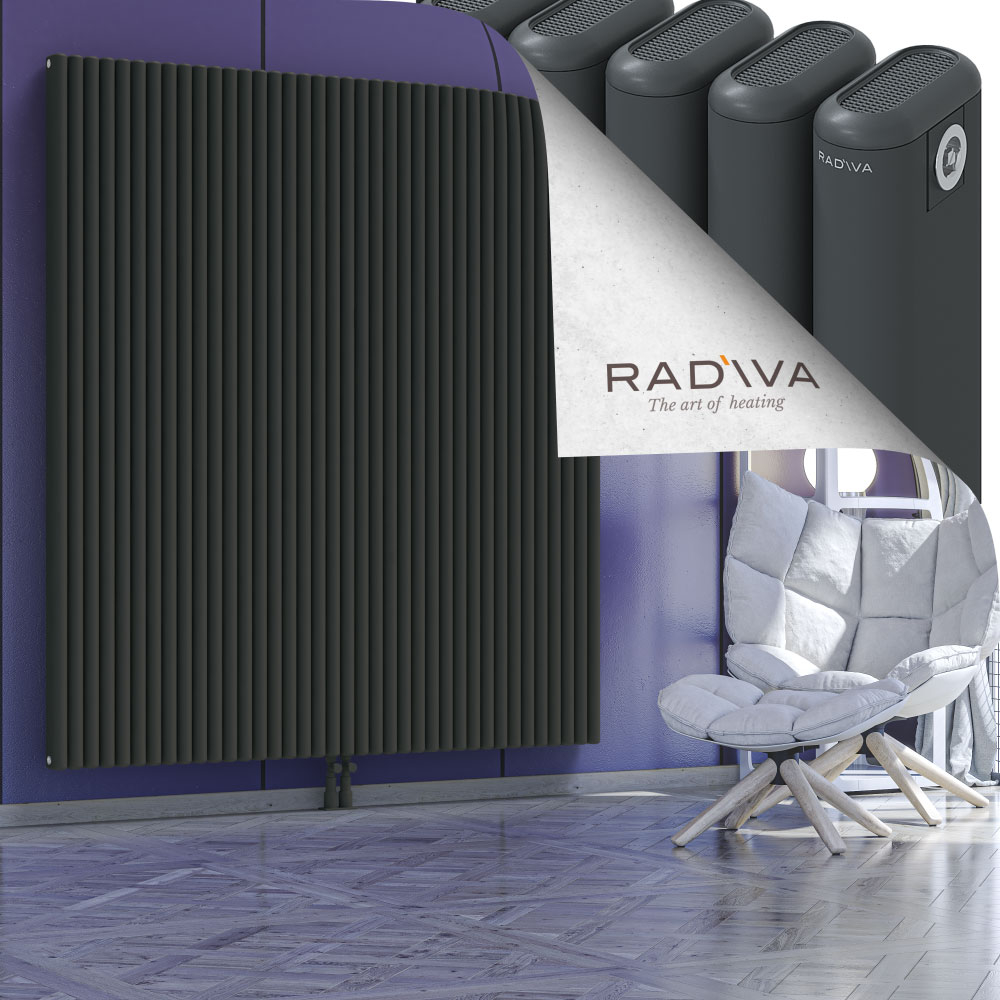 Kotto Aluminium Radiator 1900x1706 Dark Anthracite - 2