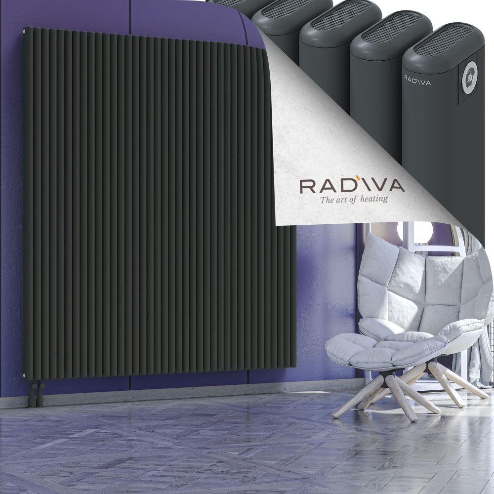 Kotto Aluminium Radiator 1900x1706 Dark Anthracite - 3