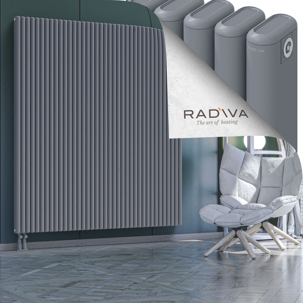 Kotto Aluminium Radiator 1900x1706 Grey - 3