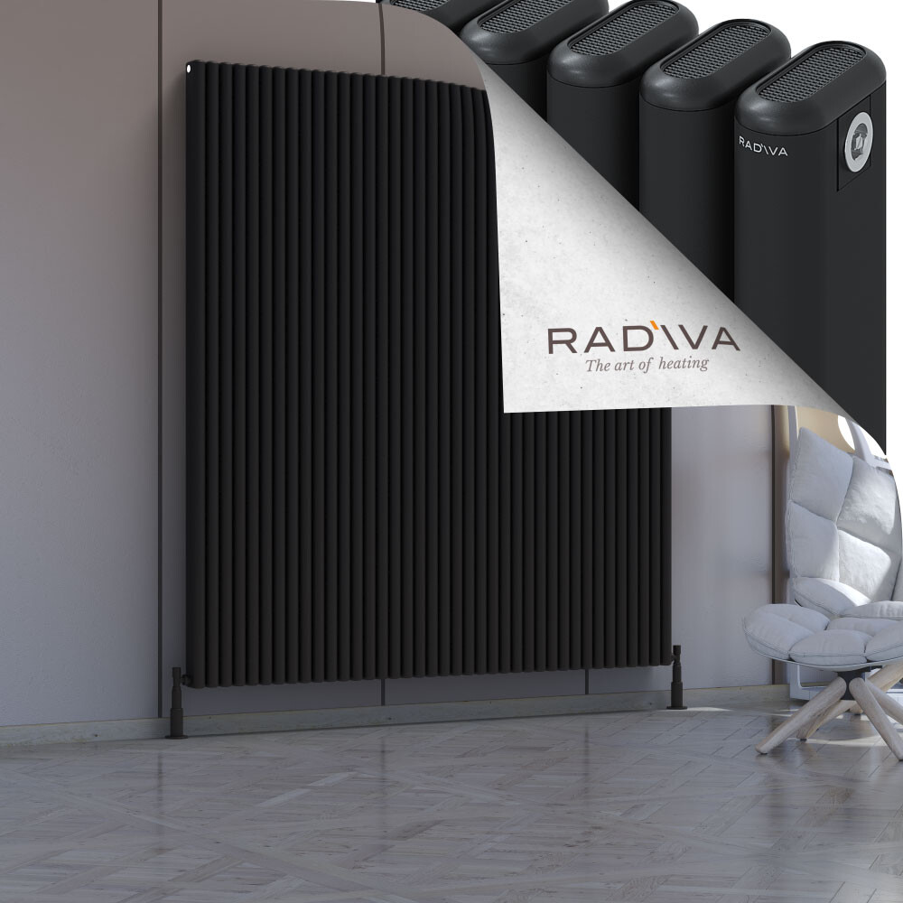 Kotto Aluminium Radiator 1900x1751 Black - 1