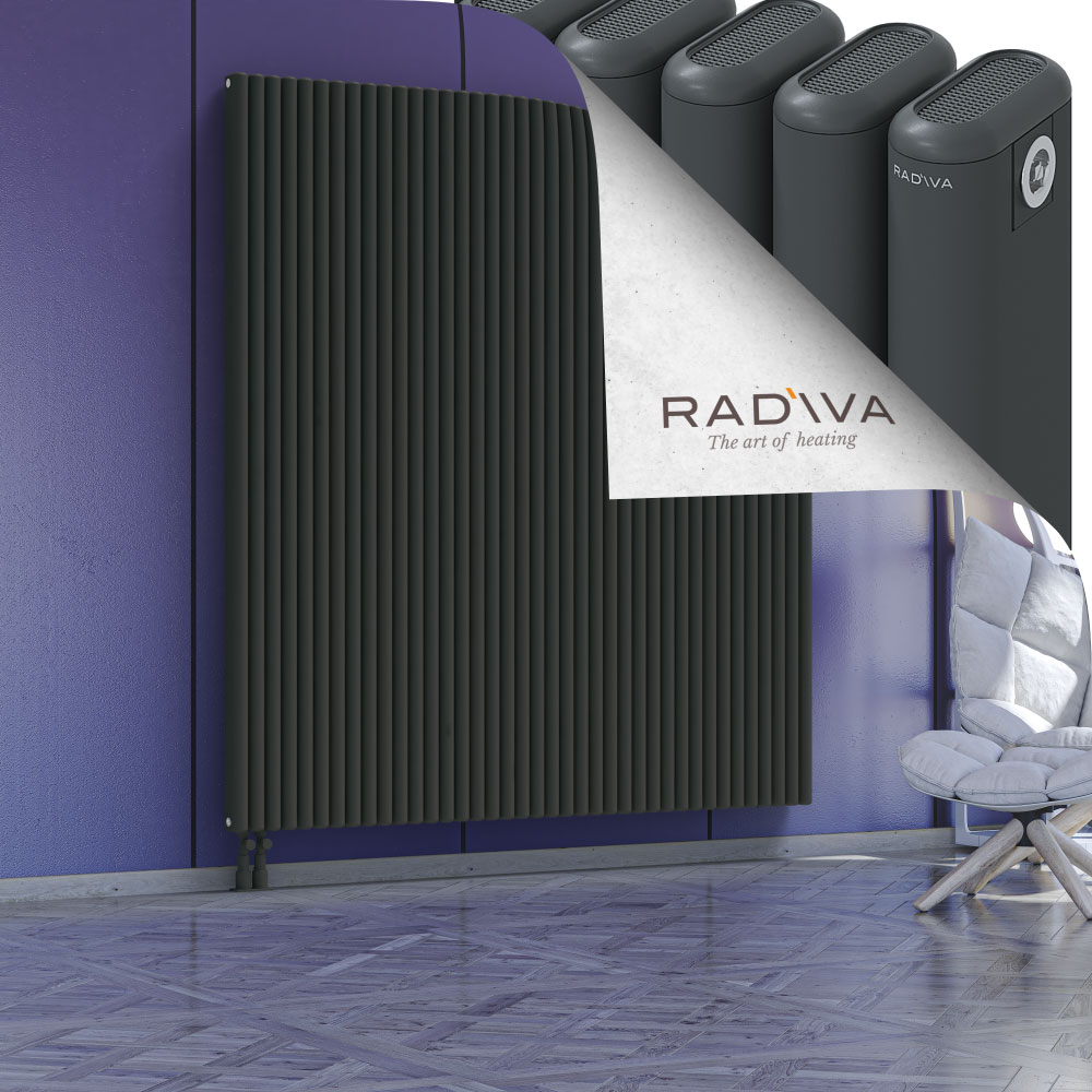 Kotto Aluminium Radiator 1900x1751 Dark Anthracite - 3