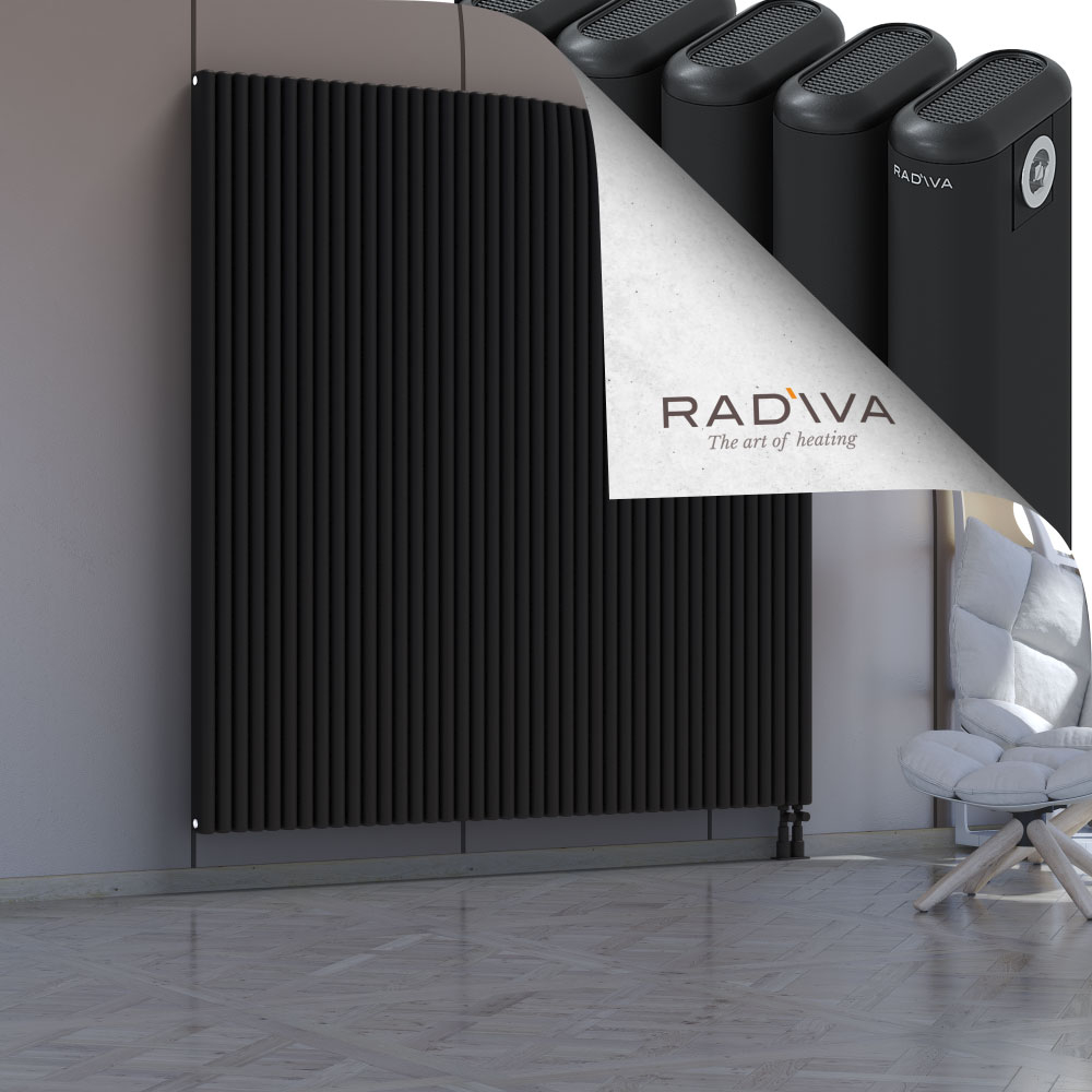 Kotto Aluminium Radiator 1900x1841 Black - 4