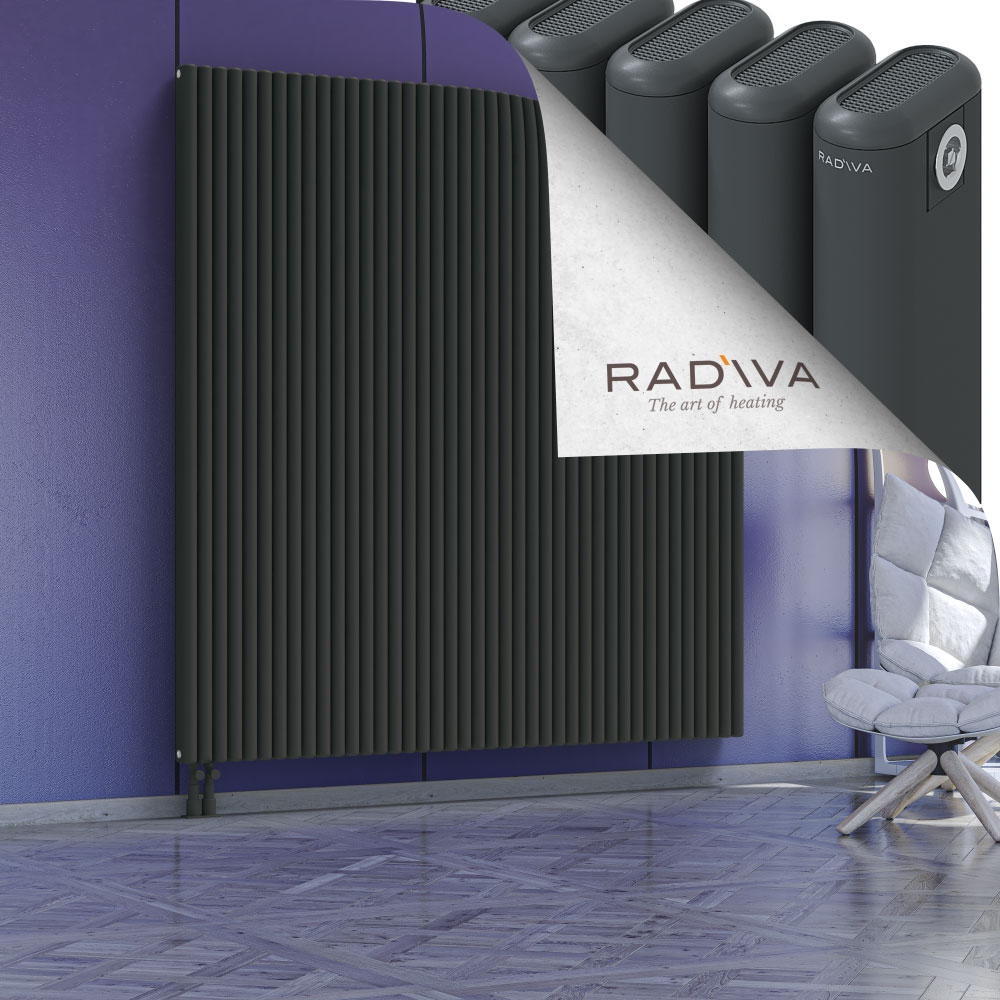 Kotto Aluminium Radiator 1900x1841 Dark Anthracite - 3