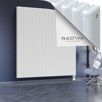 Kotto Aluminium Radiator 1900x1886 White Bottom Right 50mm