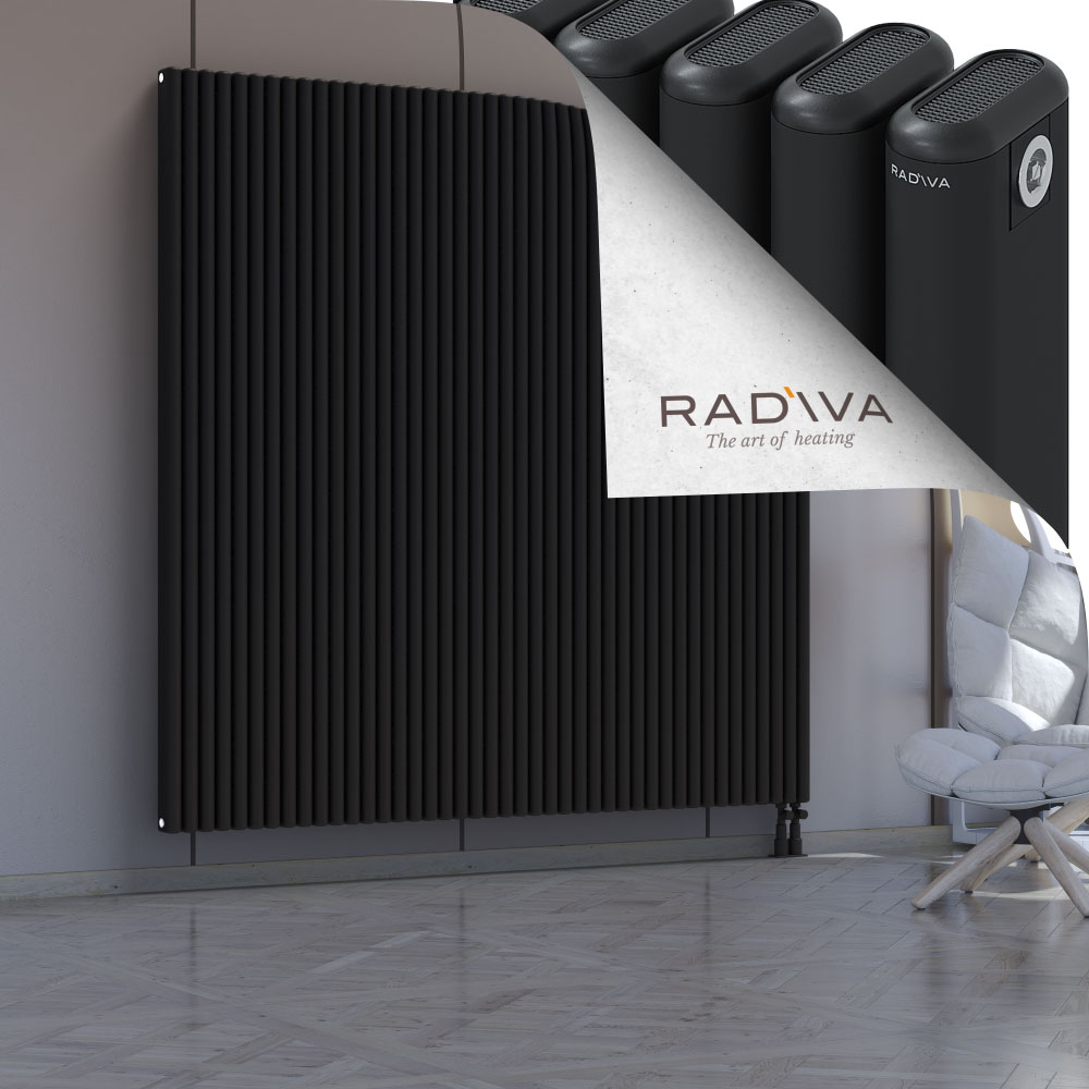 Kotto Aluminium Radiator 1900x1931 Black - 4