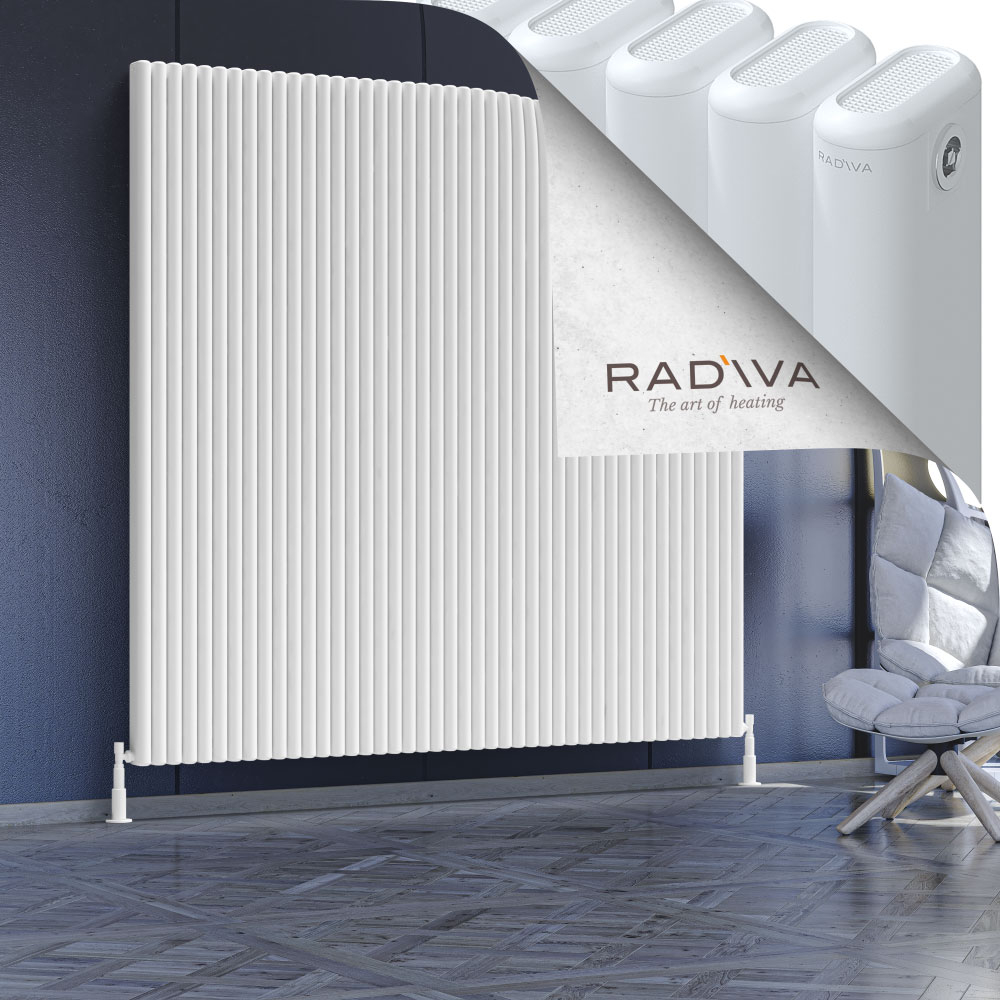 Kotto Aluminium Radiator 1900x1976 White - 1