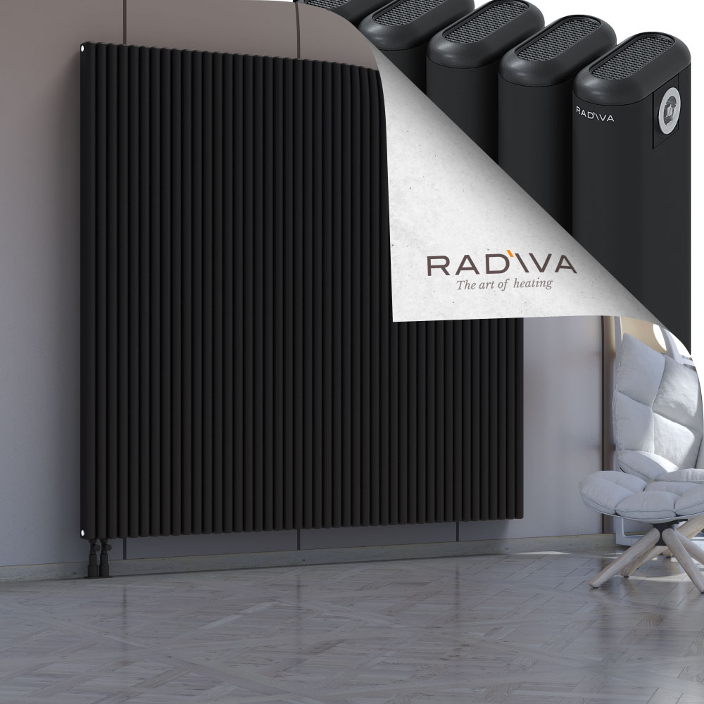 Kotto Aluminium Radiator 1900x2021 Black - 3