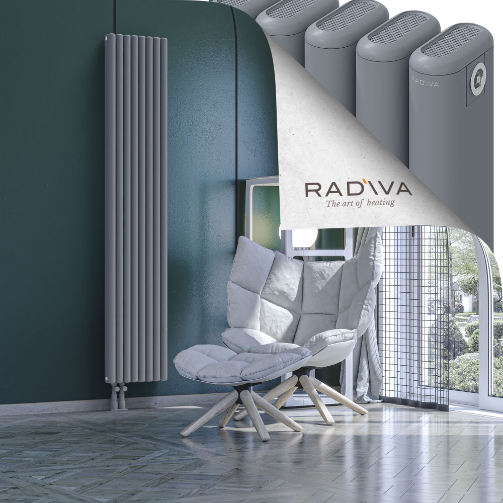 Kotto Aluminium Radiator 1900x356 Grey - 3