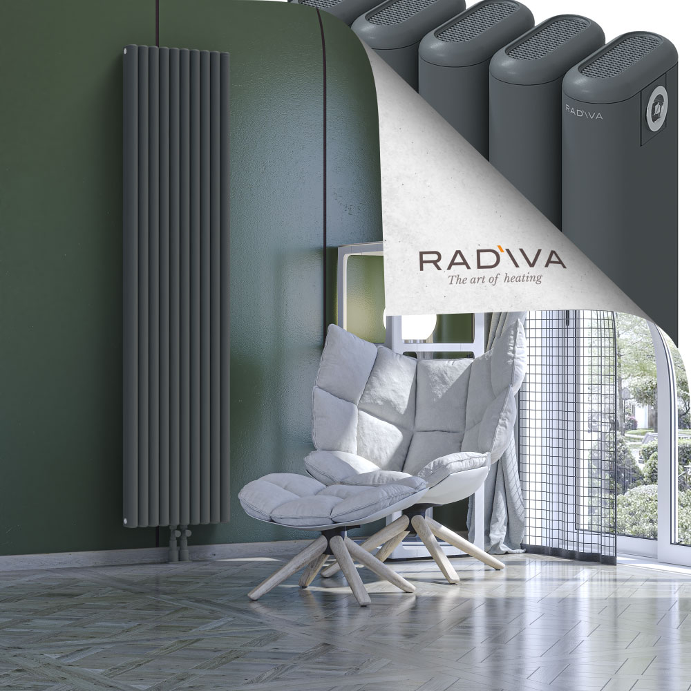 Kotto Aluminium Radiator 1900x446 Anthracite - 2