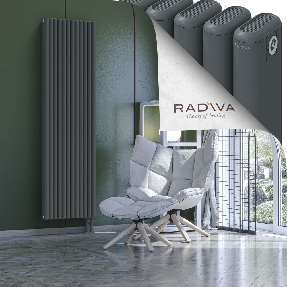 Kotto Aluminium Radiator 1900x536 Anthracite - 4