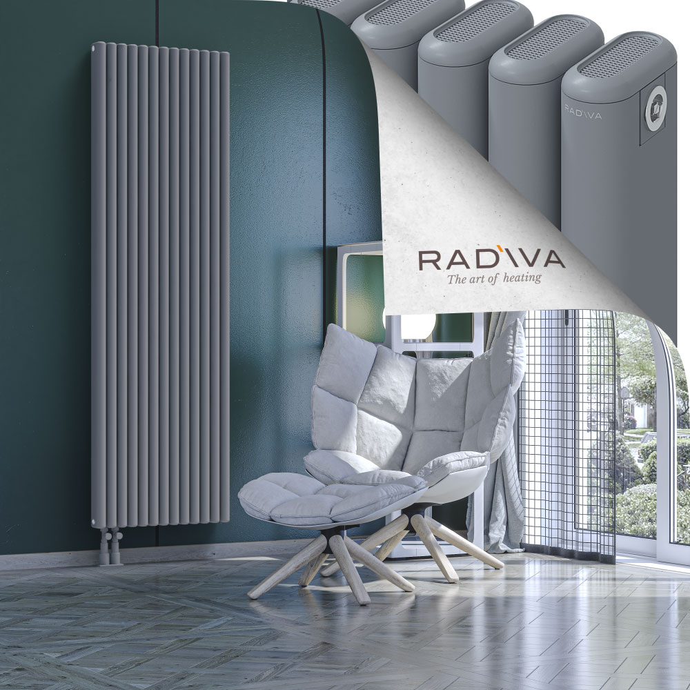 Kotto Aluminium Radiator 1900x581 Grey - 3