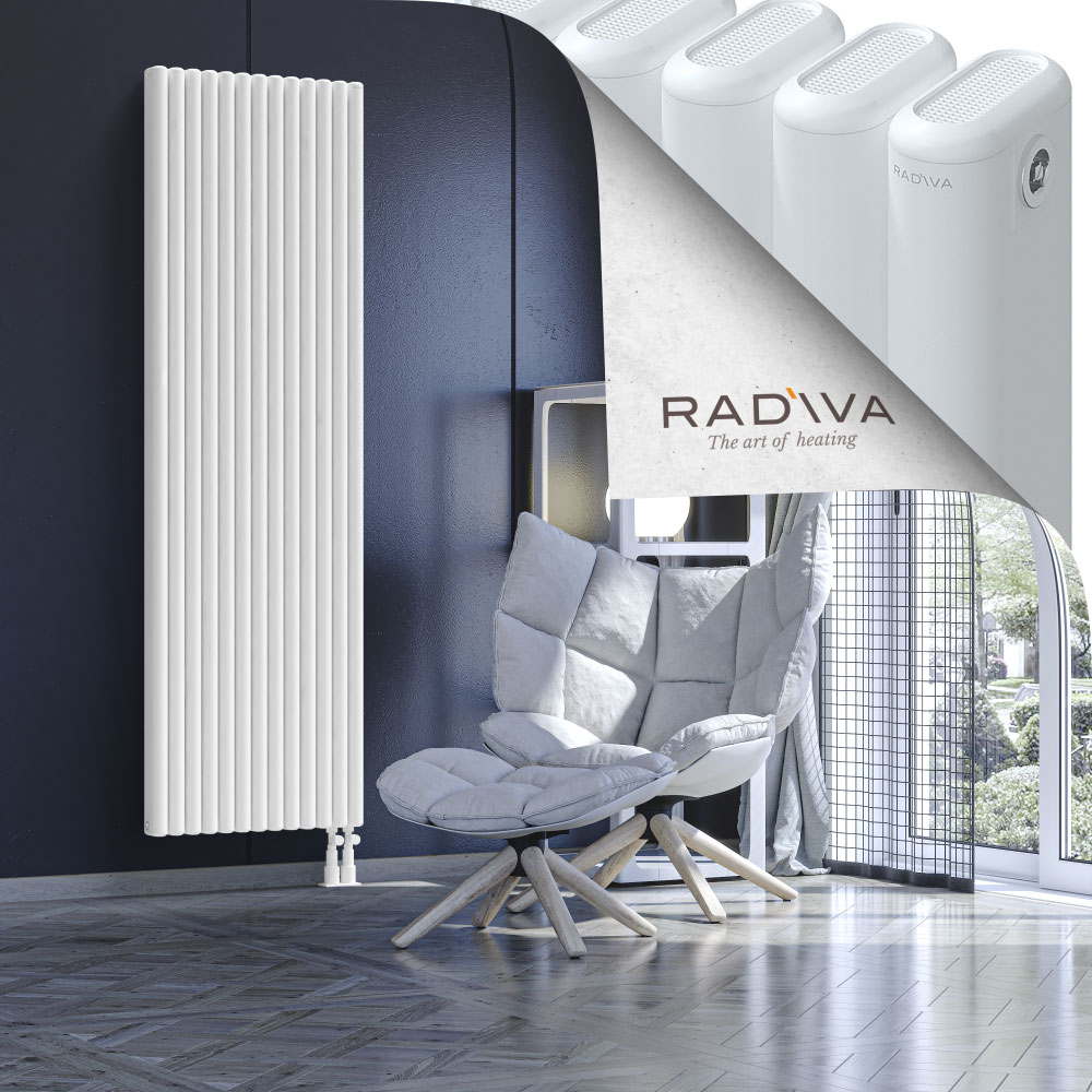 Kotto Aluminium Radiator 1900x581 White - 4