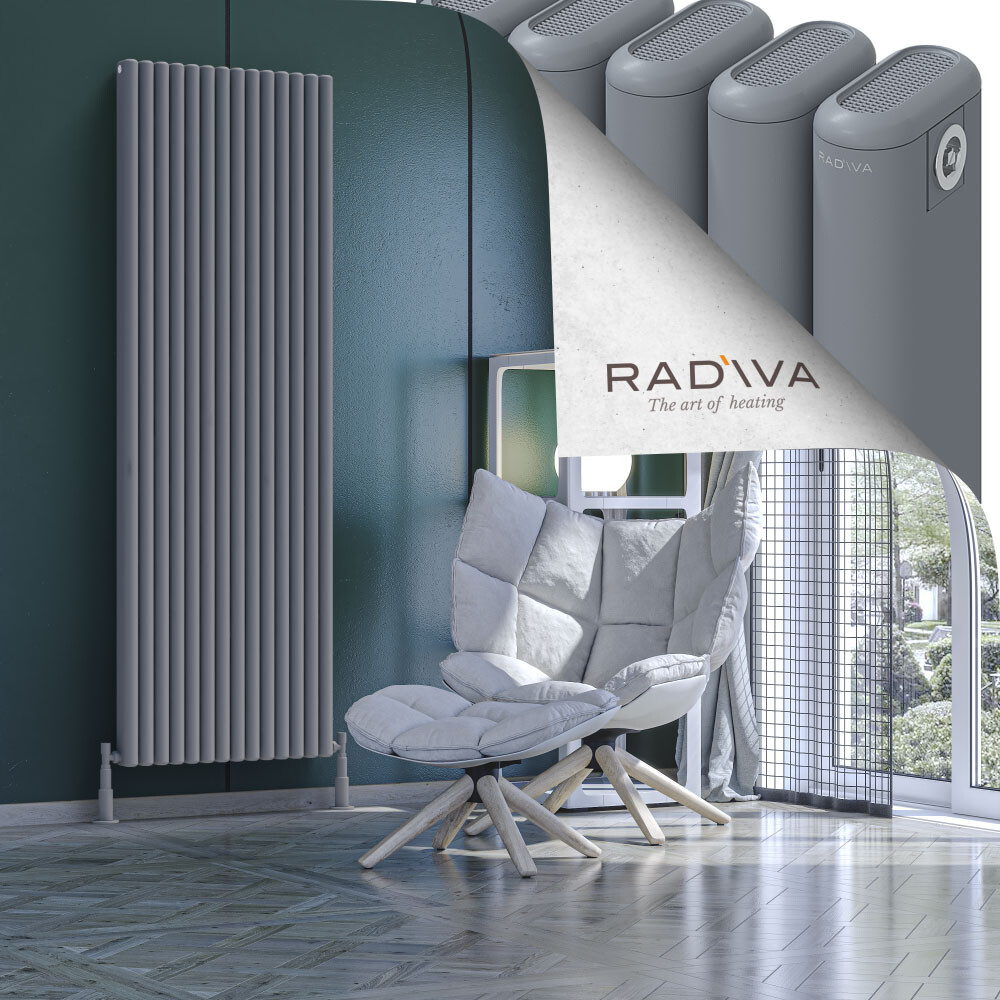 Kotto Aluminium Radiator 1900x626 Grey - 1