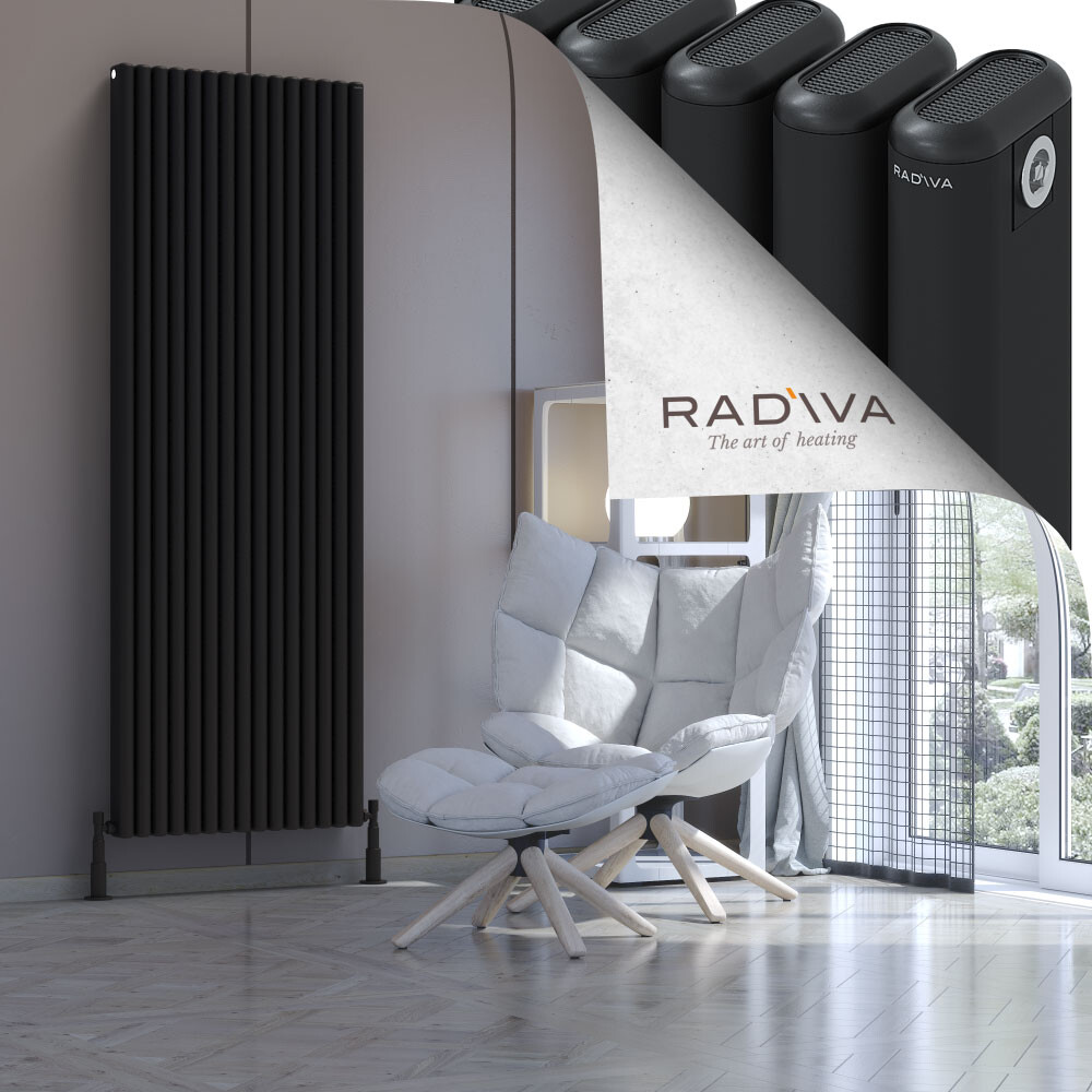 Kotto Aluminium Radiator 1900x671 Black - 1