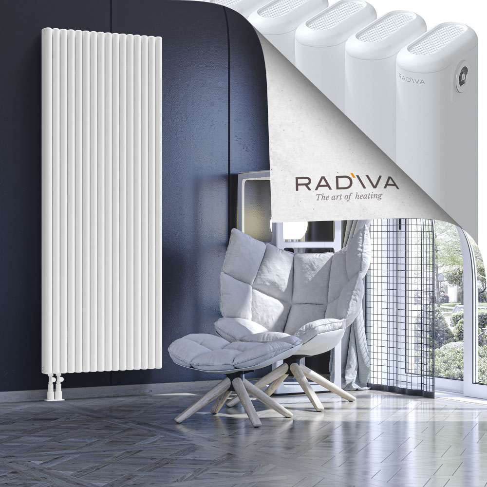 Kotto Aluminium Radiator 1900x716 White - 3