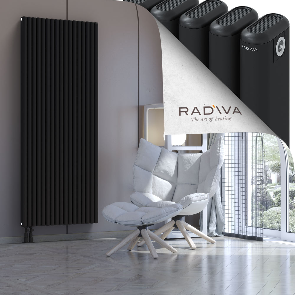Kotto Aluminium Radiator 1900x761 Black - 3