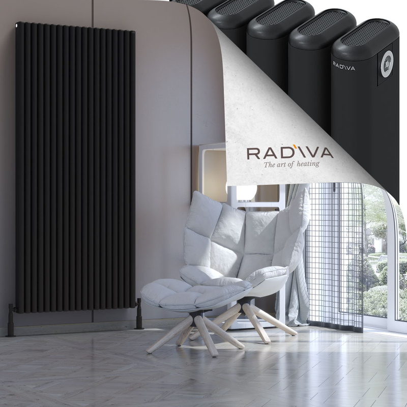 Kotto Aluminium Radiator 1900x851 Black 