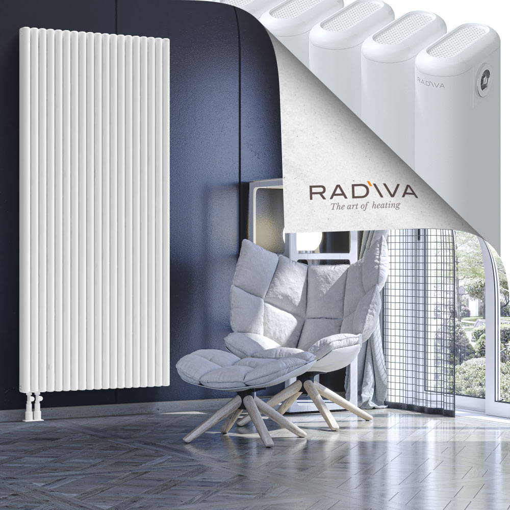 Kotto Aluminium Radiator 1900x851 White - 3