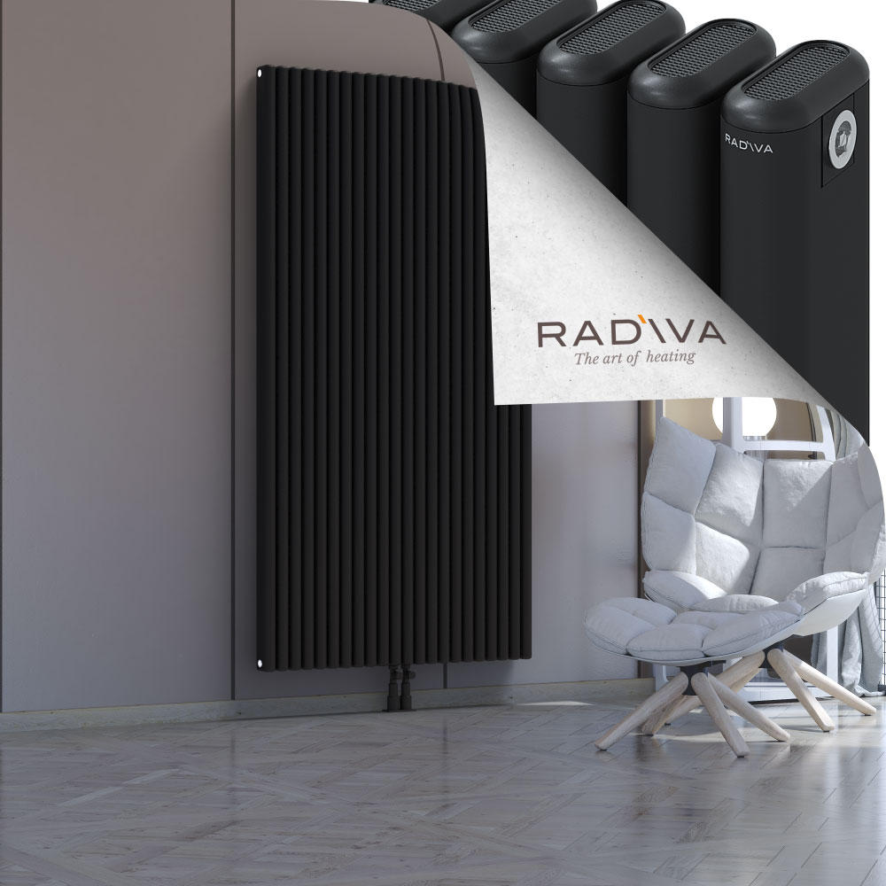 Kotto Aluminium Radiator 1900x986 Black - 2