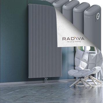 Kotto Aluminium Radiator 2000x1031 Grey Bottom Middle 50mm