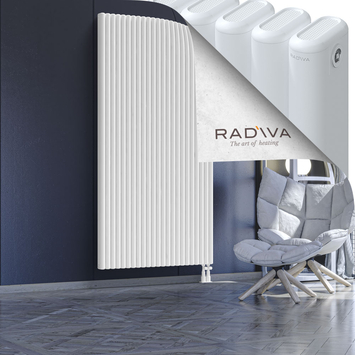 Kotto Aluminium Radiator 2000x1031 White Bottom Right 50mm