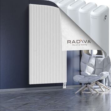Kotto Aluminium Radiator 2000x1076 White Bottom Right 50mm