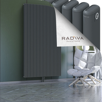 Kotto Aluminium Radiator 2000x1166 Anthracite Bottom Middle 50mm