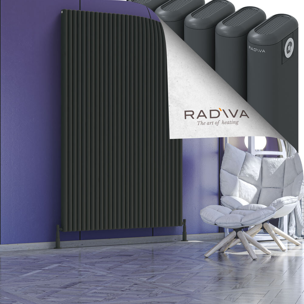 Kotto Aluminium Radiator 2000x1256 Dark Anthracite - 1