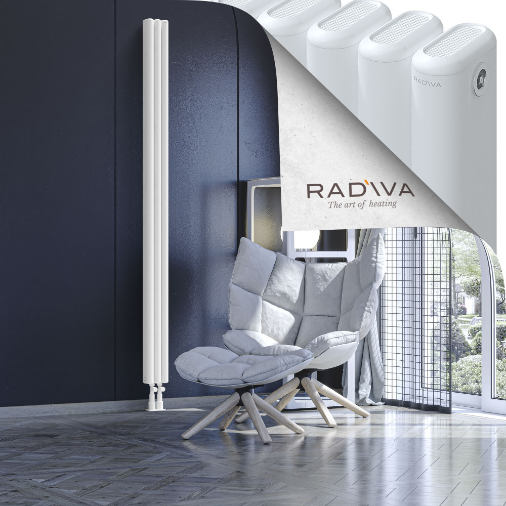 Kotto Aluminium Radiator 2000x131 White - 2